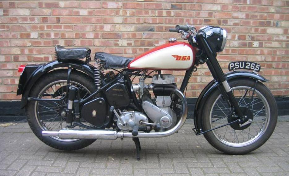 1956 BSA M21 Classic Motorcycle Pictures