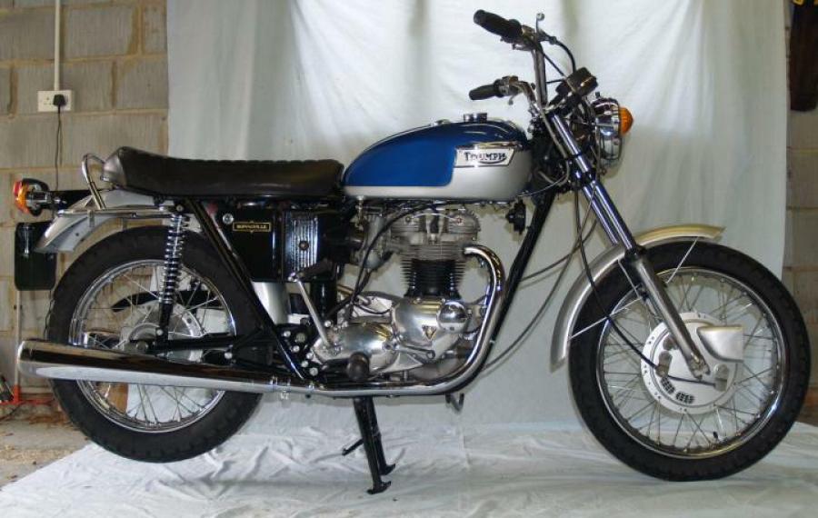 1972 Triumph Bonneville T120r Classic Motorcycle Pictures