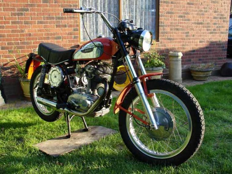 1974 Ducati 350cc Street Scrambler Classic Motorcycle Pictures